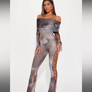 Latest Update Mesh
Jumpsuit -
Brown/combo